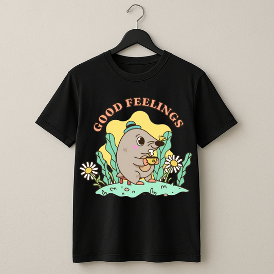 Good Feelings Oversized  T-Shirt