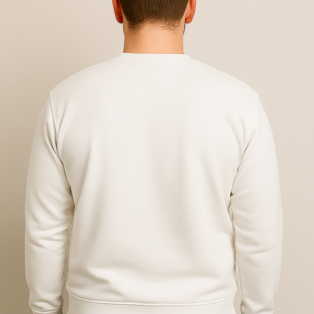 Plain Premium Sweatshirt White