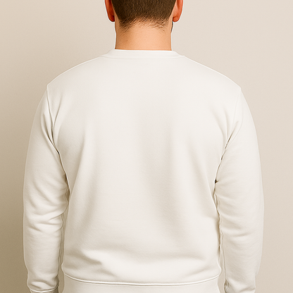 Plain Premium Sweatshirt White
