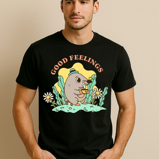 Good Feelings Oversized  T-Shirt