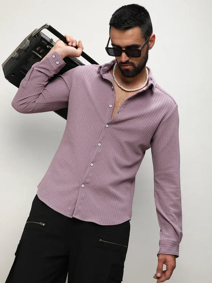 Stripe-Creased Shirt