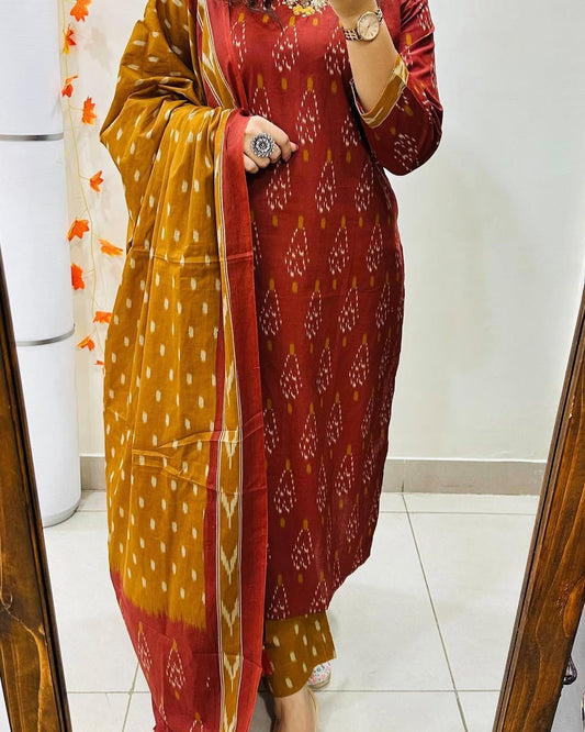 Beautiful Embroidery with Sueues Heavy  Suit