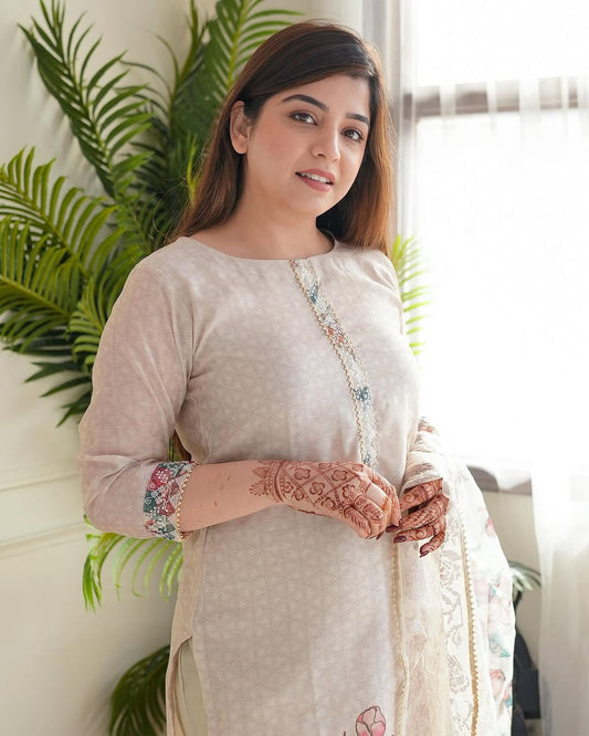 Printed Lilan Suit Set