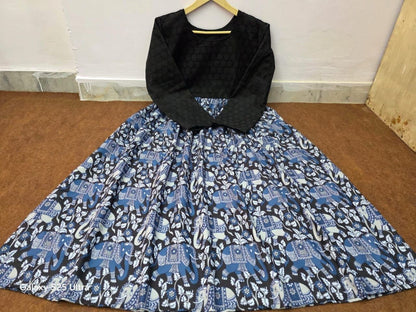 Chiken Shifli Cotton Middi Gown dress