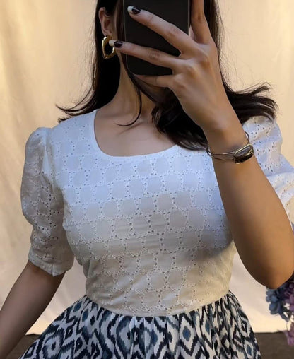 Chiken Shifli Cotton Middi Gown dress