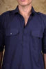 Bluesaanchi Navy Pathani Kurta with Trouser Pant