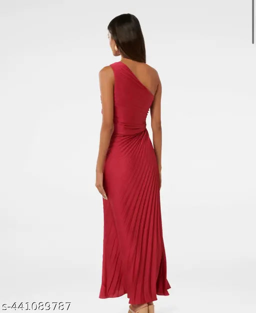 Women's red Taped dress