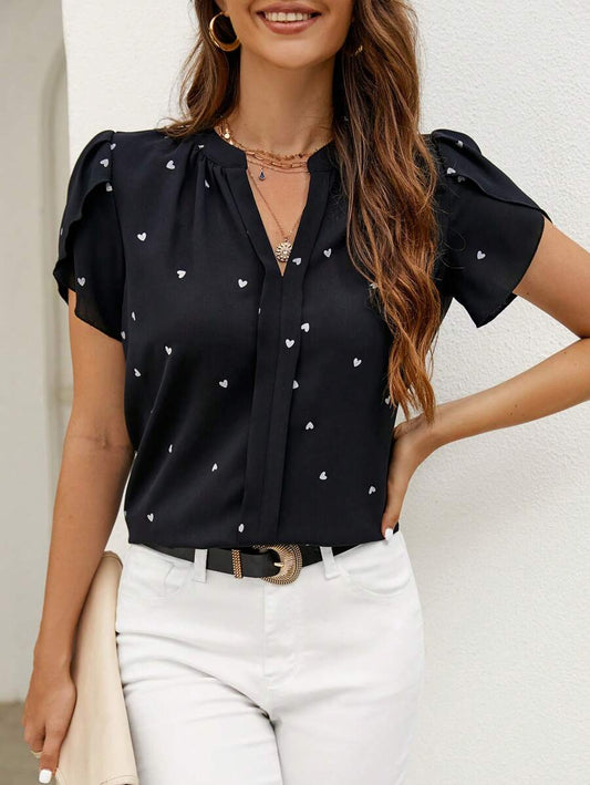 WesternStitchBlack Everyday Wear Top for Women 