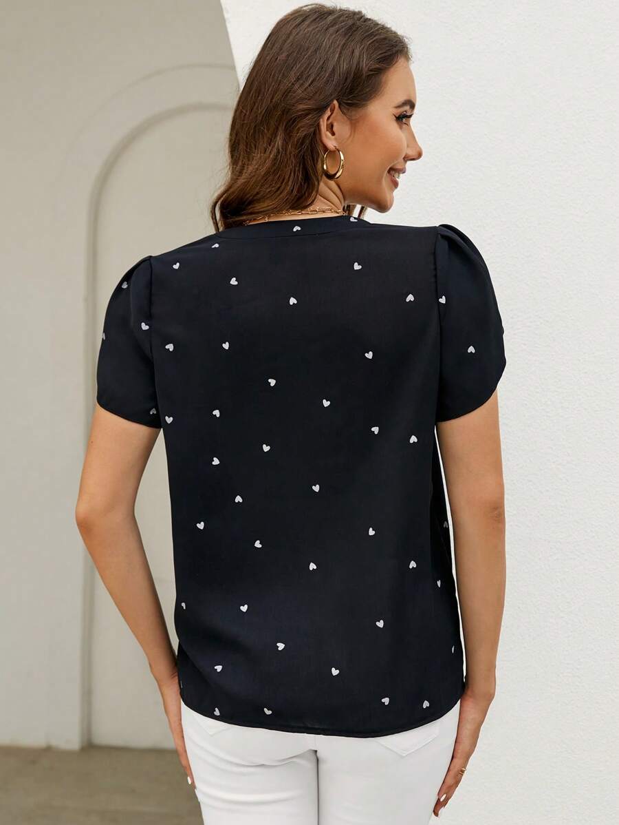 WesternStitchBlack Everyday Wear Top for Women 