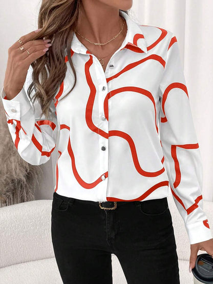Color Cascade Statement Shirt for Women WesternStitch