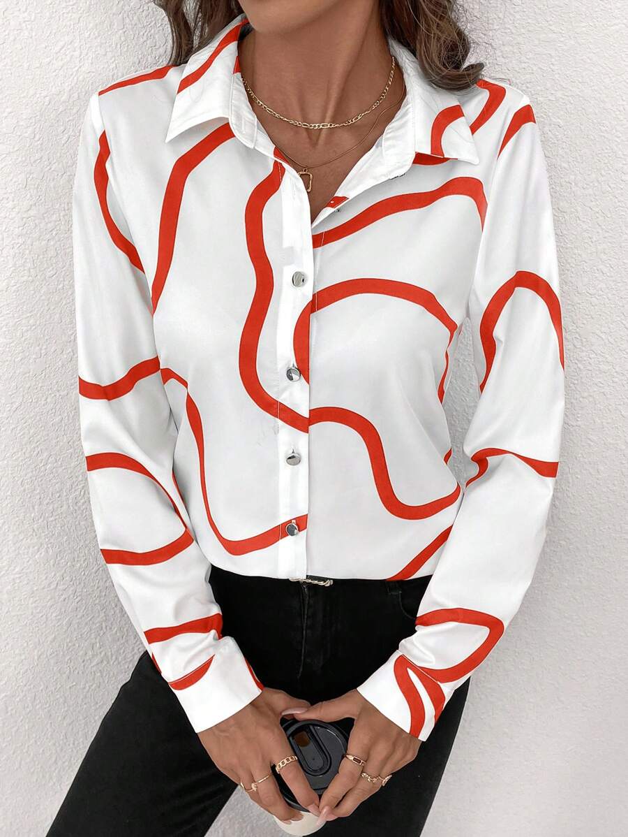 Color Cascade Statement Shirt for Women WesternStitch