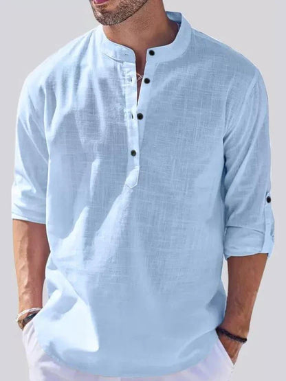 Men Solid Pure Cotton Straight Kurta